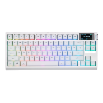 Teclado Mecánico Inalámbrico/Bluetooth/2.4Ghz con Cable, Diseño Ruso QWERTY ANSI al 80%, EPOMAKER G84 PRO, Distribución RU, Montaje Gasket