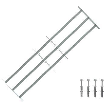 Reja De Seguridad Para Ventanas Con 3 Barandas 3 Uds. Vidaxl