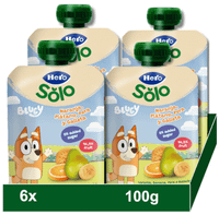 hero solo bolsita naranja platano pera y galleta 6m 4x100 gr