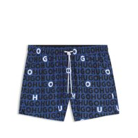hugo red bermuda azul de fibra sintetica 50535412-422
