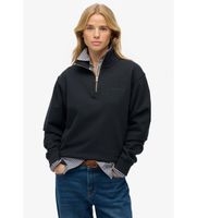 superdry para mujer w2012666a sudadera essential logo emb half zip marino xxs casual algodon manga larga