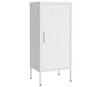 vidaxl armario de almacenamiento acero blanco 425x35x1015 cm
