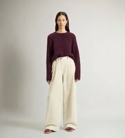 woolrich para mujer cfwwtr2013frut5026 pantalon de pana con pernera ancha beige 27 casual algodon