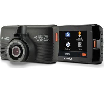 MIO MiVue 751 Quad HD Dash Cam - Black, Black