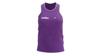 Camiseta de runningcompressport ironman performance lila   violeta para mujer