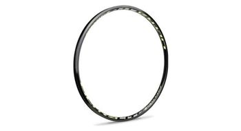 Llanta trasera i kon bmx i 451x19 5mm i 36 agujeros negra   amarilla