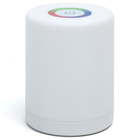 aigostar lampara de mesita de noche tactil regulable luz nocturna infantil 256 rgb colores y blanco calido lampara de mesa usb recargable para habitacion