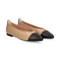 unisa bailarinas mujer - beige talla 37