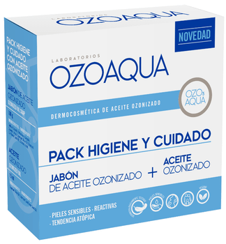 Ozoaqua Aceite Ozonizado 15 ml + Jabón de Aceite Ozono 100 gr