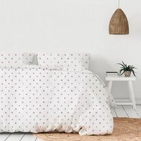 funda nordica punto algodon pincel cooper blanco cama de 150cm