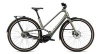 bicicleta electrica urbana orbea diem 20 shimano nexus inter 5 5s correa 630 wh 700 mm verde nave espacial gris 2025