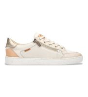 pikolinos para mujer w7b-6737c3 zapatillas de piel lanzarote blanco roto 40 beige plano 1 a 3cm cordones cremallera casual