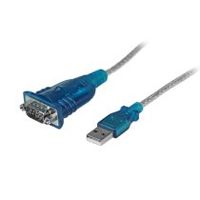 cable adaptador usb a serie rs232 de 1 puerto serial db9 - macho a macho