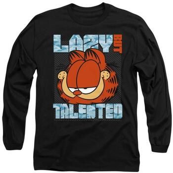 Garfield Camiseta manga larga Lazy But Talented para mujer