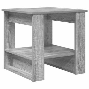 Mesa De Café - Mesa De Centro - Mesa Baja Gris Sonoma 51 X 50 X 50 Cm Madera De Ingeniería