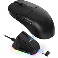 raton ajazz inalambrico 26000 dpi base de carga magnetica ultraligero 56 g