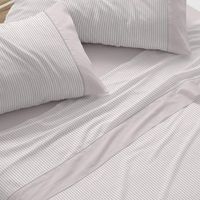 juego de sabanas 100 algodon extrasuave diseno rayas azul 180 x 190200 cm - nude - burrito blanco