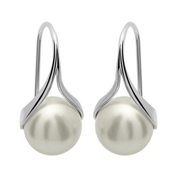 Pendientes plata 925 perla de agua dulce