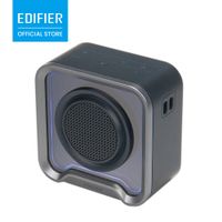 altavoz bluetooth portatil edifier qs20 con luz ambiental bluetooth v60 resistente al agua ip67 12 horas de duracion de bateria con microfono para exteriores
