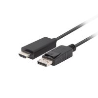 cable displayport lanberg ca-dphd-11cc-0018-bk 18m negro hdmi alta resolucion
