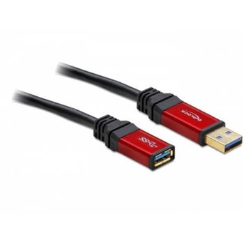 Cable de extensión USB 3.2 Gen 1 DeLOCK 2 m, USB-A macho a USB-A hembra