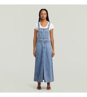 g-star para mujer d27734-d536-h550 vestido peto skater maxi azul xl casual algodon denim sin mangas  tirantes