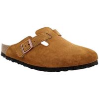birkenstock zuecos mocassins boston shearling daim fourrure para mujer