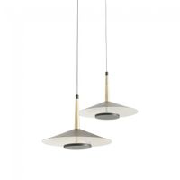 lampara de techo led orion 2x8w