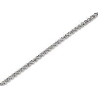 silver 1mm wide spiga chain - 16in - f8723