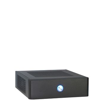 Caja HTPC Inter-Tech ITX-601 Mini-ITX Negra 60 W Fuente Externa 2 Bahías 2,5