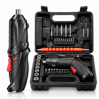 don feliz destornillador electrico inalambrico recargable kit de destornillador con maletin puntas vasos y extension flexible atornillador electrico sin cable para bricolaje hogar y reparaciones