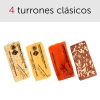 pack de turrones clasicos jijona blando alicante duro yema