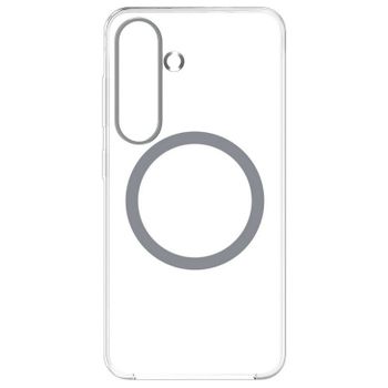 Samsung Funda Transparente con Soporte Magnético para Galaxy S25