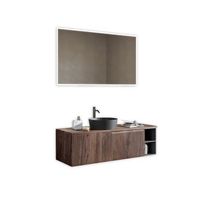 composicion bano 5 piezas venere roble rio en mdf