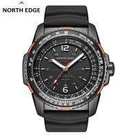 reloj de moda north edge photon para hombre con movimiento de cuarzo y energia solar resistente al agua hasta 50 metros ideal para deportes con indicadores luminiscentes y una autonomia de mas de