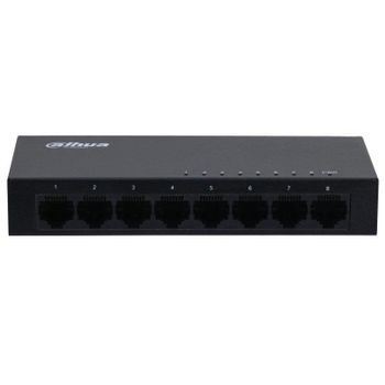 Switch Dahua Technology DH-PFS3008-8GT 8 Puertos Gigabit Ethernet Metalico
