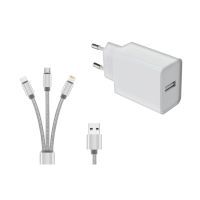 cargador dlh dy-au5092w interior 12w usb-a 5v 24a 12 m blanco