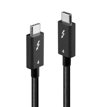 Cable Thunderbolt 4 Lindy 31120 1 m 40 Gbit/s Negro