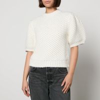 anine bing brittany wool-blend sweater - m