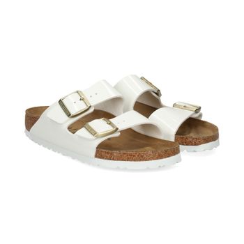 Birkenstock Sandalias Planas Mujer - Blanco Talla 38n