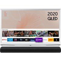 55 samsung the serif qe55ls01tauxxu  smart 4k ultra hd hdr qled tv  hw-s60txu 40 all-in-one sound bar bundle black