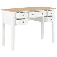 escritorio de madera blanco 1095x45x775 cm