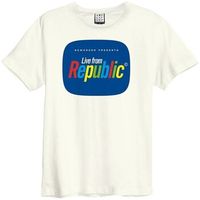 amplified clothing camiseta live from republic para mujer