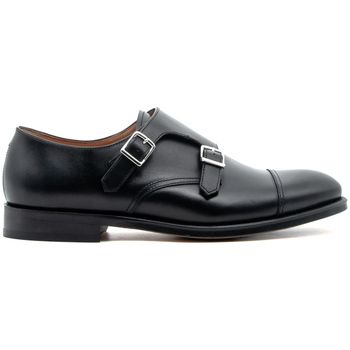 Doucal's Mocasines DOUCALS DU1025ORV DOUBLE BUCKLE CAP TOE BLACK para hombre