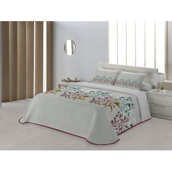 Colcha Bouti Modelo Cala Jvr 270x270 Para Cama 180 Cm.