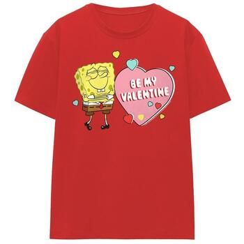 Spongebob Squarepants Camiseta Be My Valentine para mujer