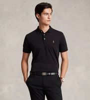 polo ralph lauren para hombre 710713130001 polo custom slim fit de algodon suave negro xl casual manga corta