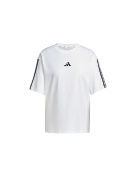 Camiseta adidas 3 Bandas Bf Mujer Blanco/Negro