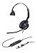 yealink uh46 - auriculares de diadema con 3 microfonos con cancelacion de ruido ai altavoz de 35 mm certificacion teams luz dual busylight almohadilla de espuma de memoria controlador en linea