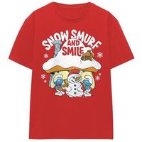 the smurfs camiseta snow smurf and para mujer